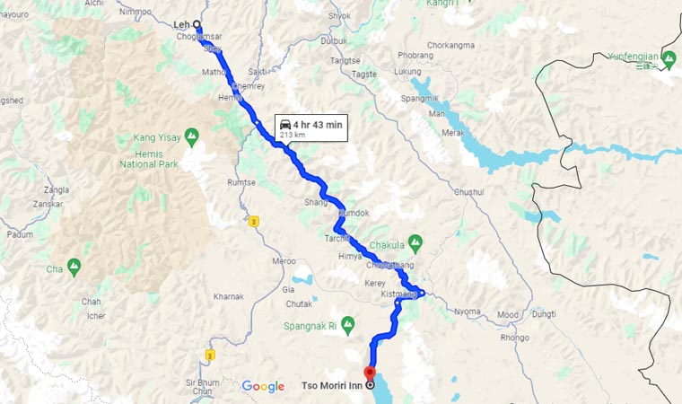How to Reach Tsomoriri Inn Cottage from Leh Photo How to Reach Tsomoriri Inn Cottage from Leh